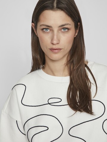 Sweat-shirt VILA en blanc