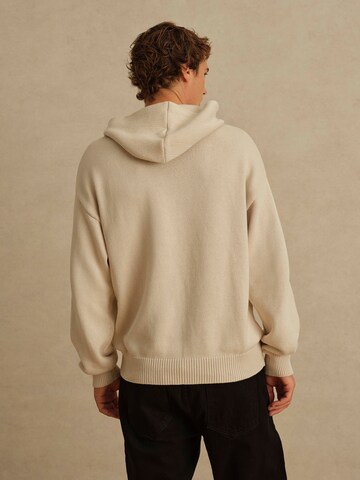 DAN FOX APPAREL Вязаная кофта 'Frederik' в Бежевый