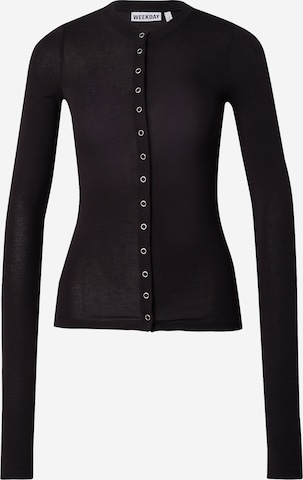 WEEKDAYBluza 'Mia' - crna boja: prednji dio