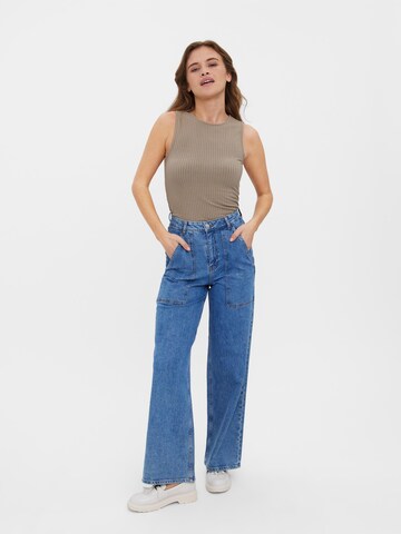 VERO MODA Wide Leg Jeans 'KITHY' i blå