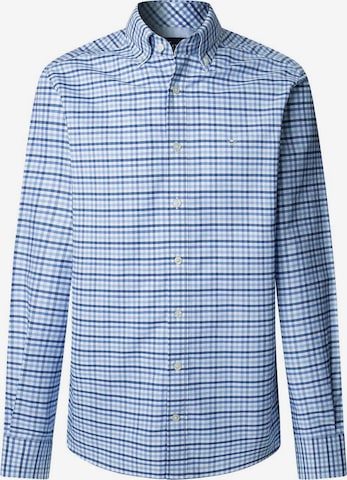 Camicia di Hackett London in blu: frontale