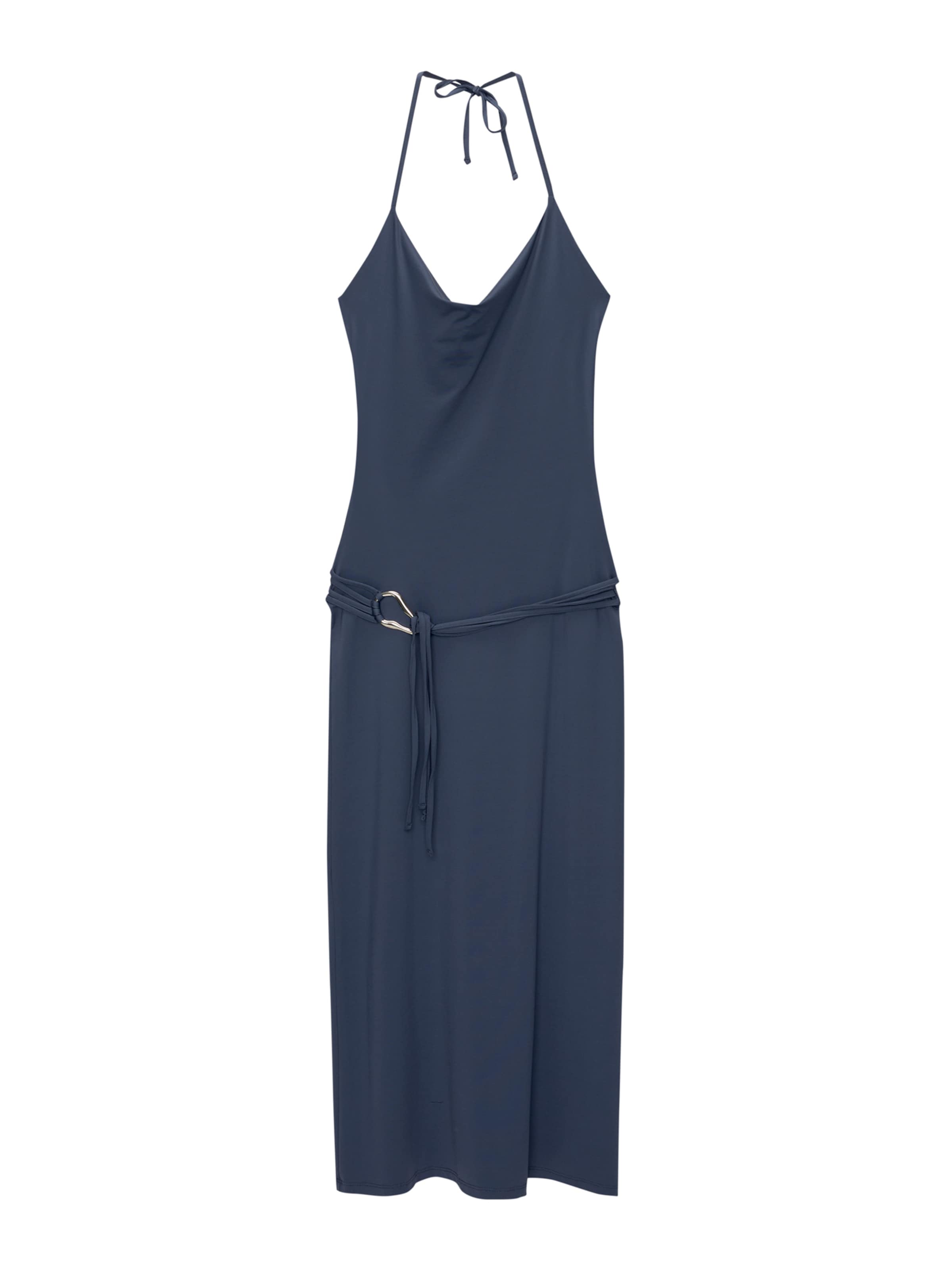 Pull&Bear Kleid in Blau: Vorderseite