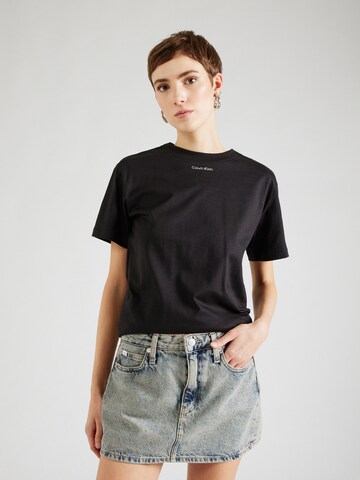 Calvin Klein Koszulka w kolorze czarny: przód