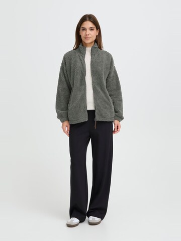 Oxmo - Casaco em moletão ' OXBERINA ' em cinzento