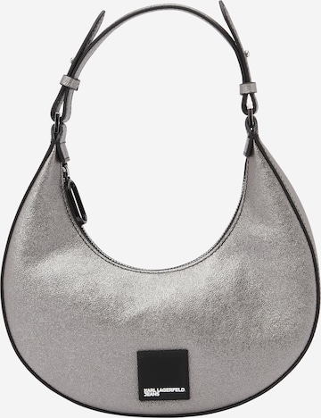 KARL LAGERFELD JEANS Schultertasche in Grau: predná strana