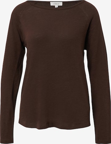 s.Oliver Shirt in Braun: Vorderseite