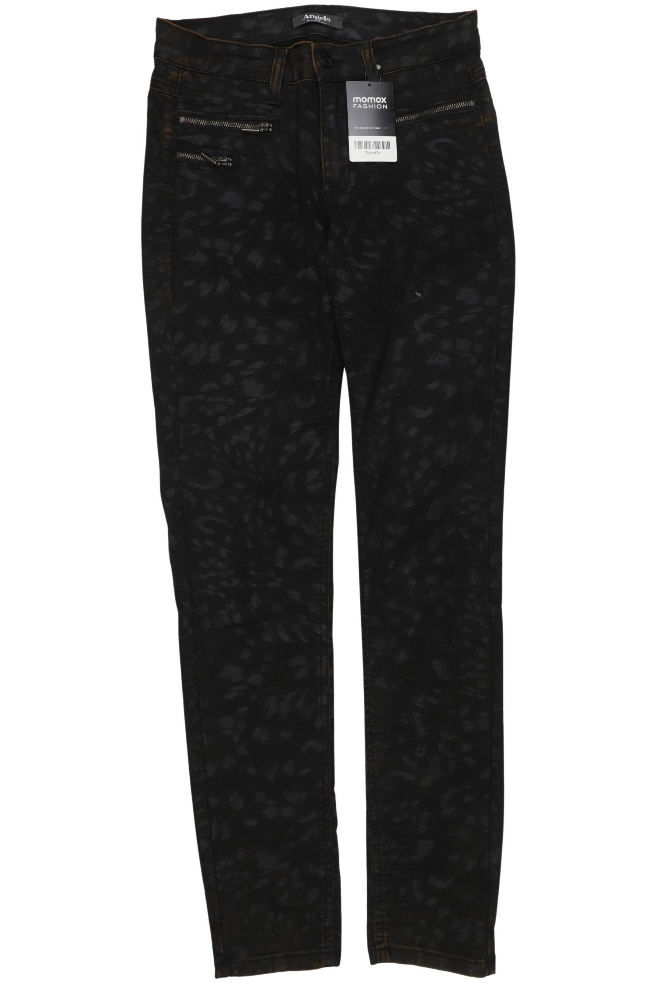 Angels Jeans in 25 in Black: front