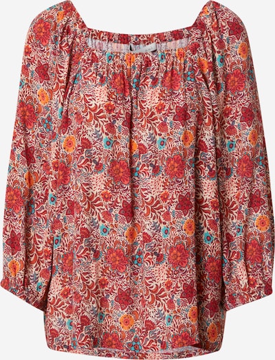 OUI Bluza u bež / tirkiz / narančasta / crvena, Pregled proizvoda