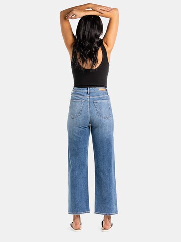 Articles of Society Wide Leg Jeans 'Midtown' in Blau