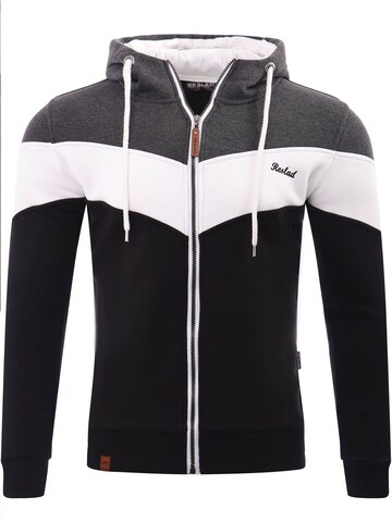 Reslad Zip-Up Hoodie 'Sweatjacke Zipper 3-Colors' in Black