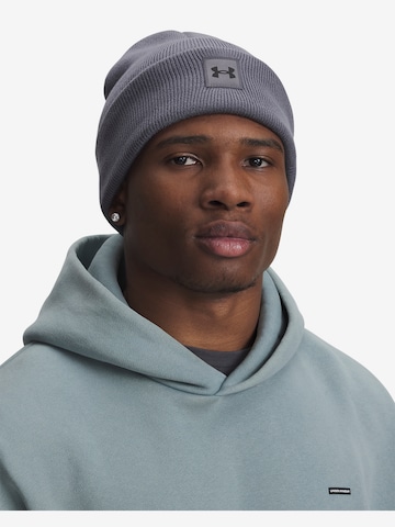 UNDER ARMOUR Sports beanie 'Halftime' in Grey: front