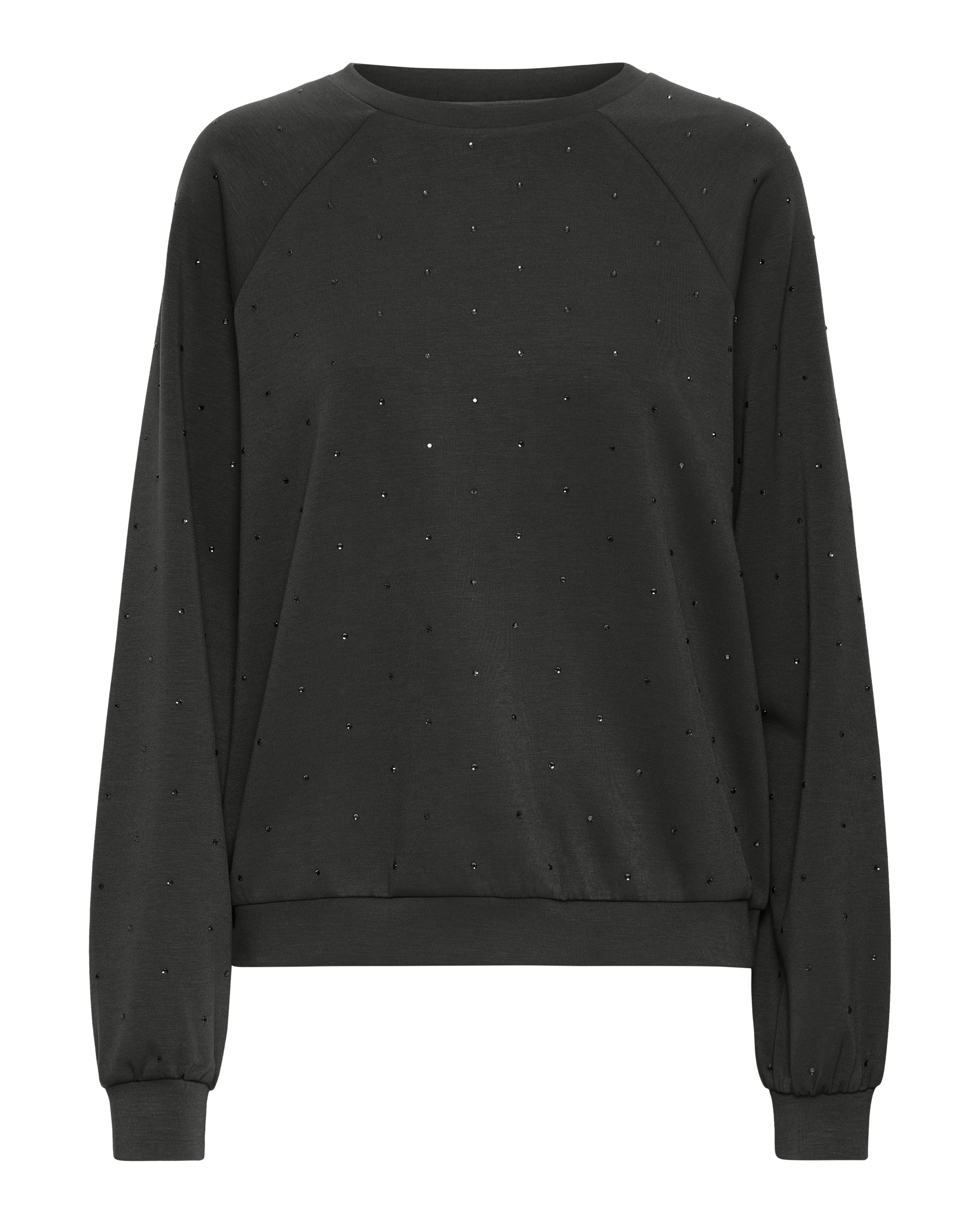 ICHI - Jersey 'Amias LS' en negro: frente