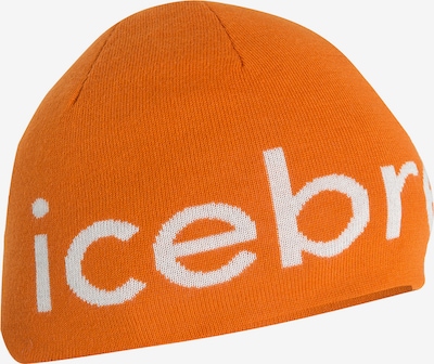 ICEBREAKER Bonnet en orange / blanc, Vue avec produit
