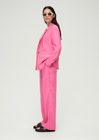 Wide Leg Pantalon s.Oliver en rose