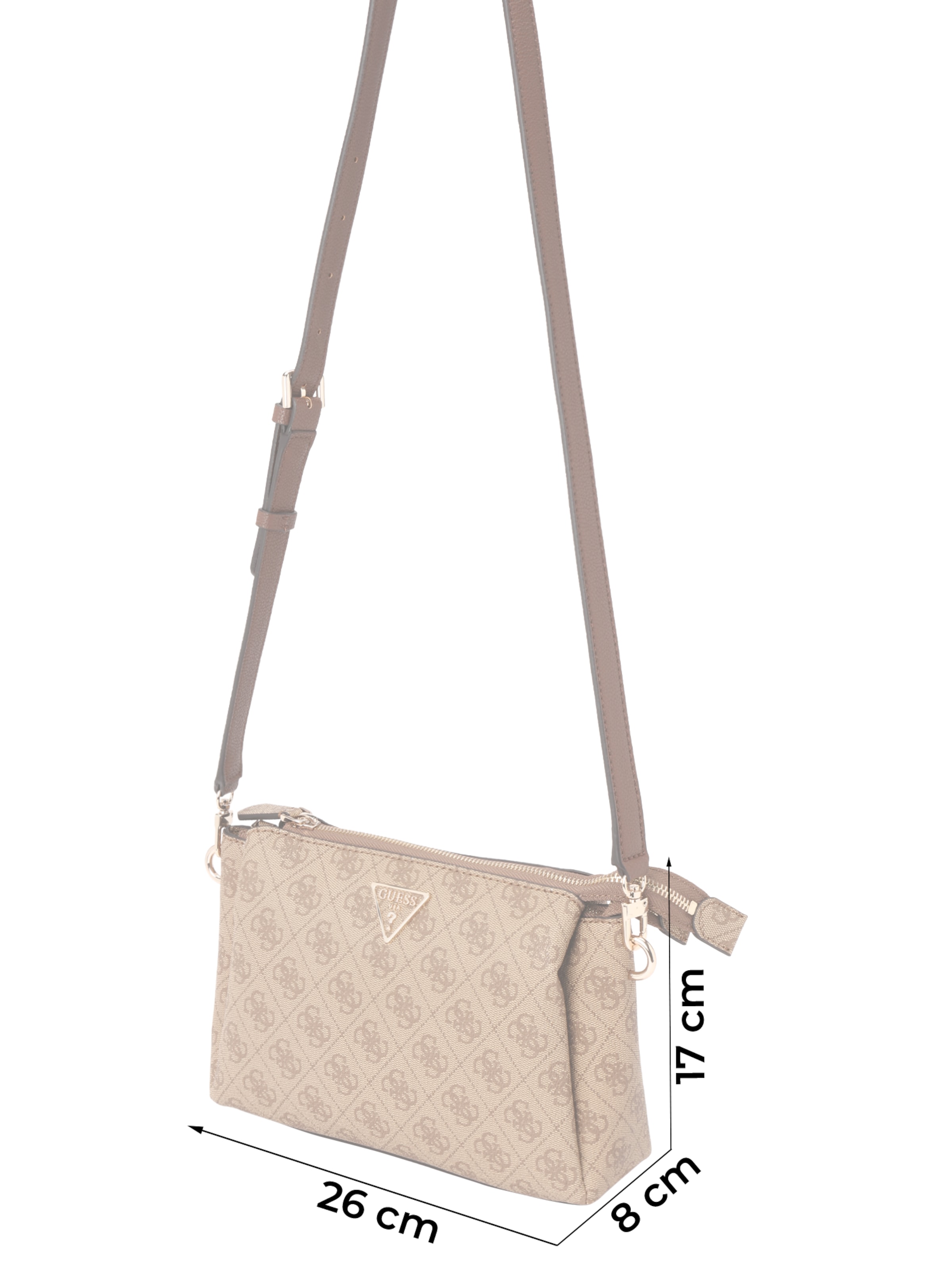 GUESS Taška cez rameno 'Noelle' - Béžová