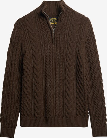 Superdry Pullover 'Jacob' in Braun: predná strana