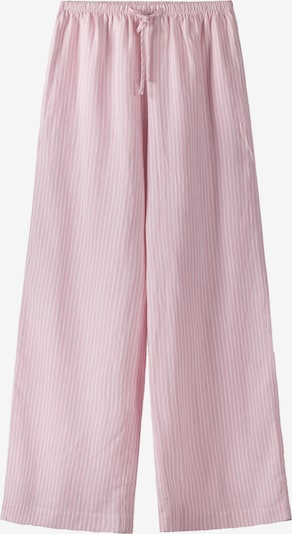 Pantaloni Bershka pe roz / alb, Vizualizare produs