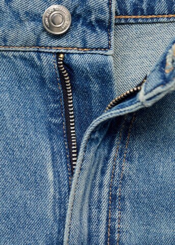 MANGO Wide Leg Jeans 'Aba' in Blau