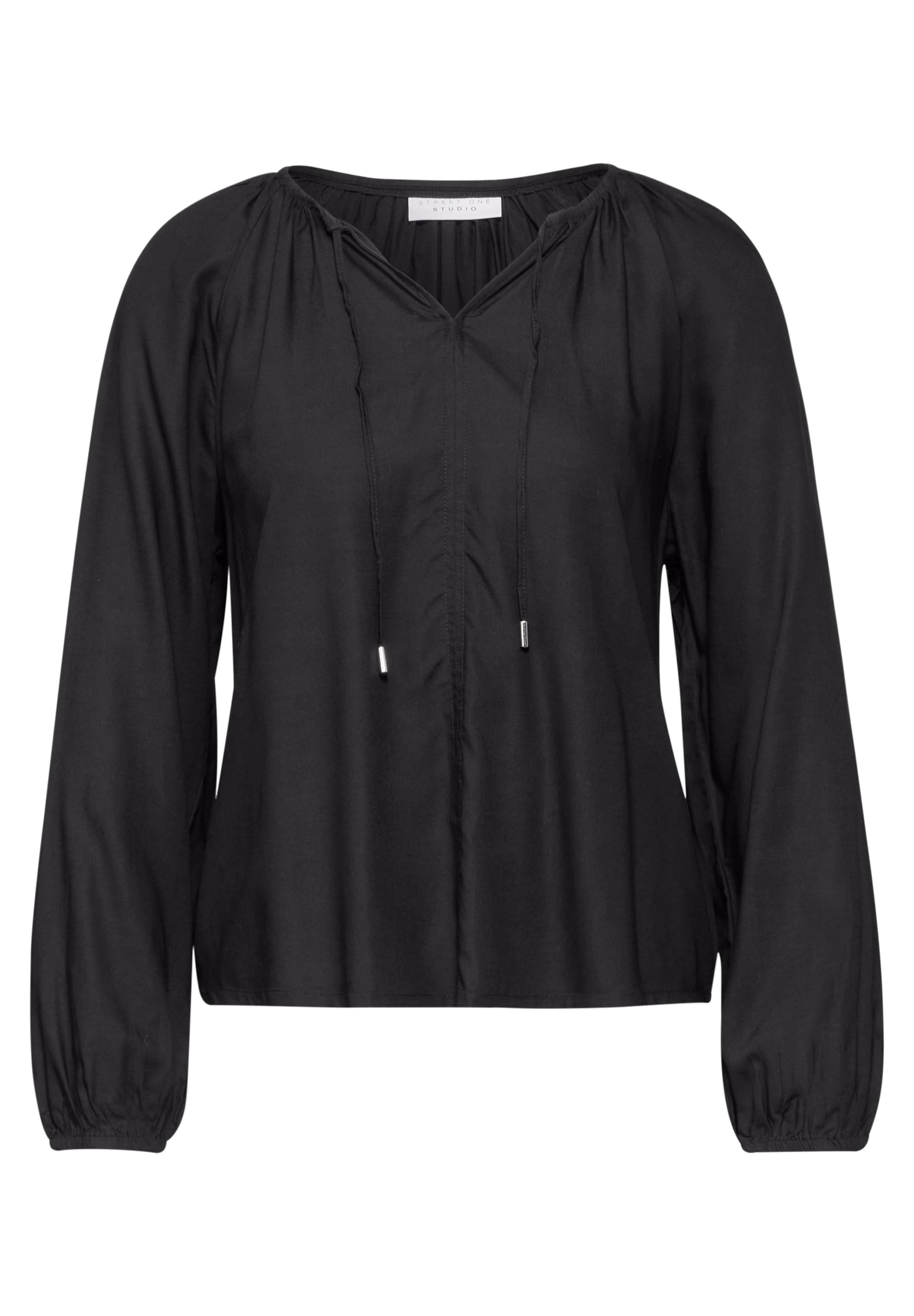 Street One Studio Bluse in Schwarz: Vorderseite