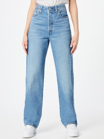 LEVI'S ® - Regular Calças de ganga 'Ribcage Straight Ankle' em azul: frente