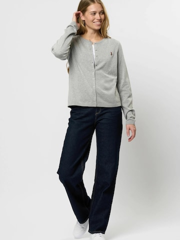 U.S. POLO ASSN. Cardigan 'Kimmi' in Grau