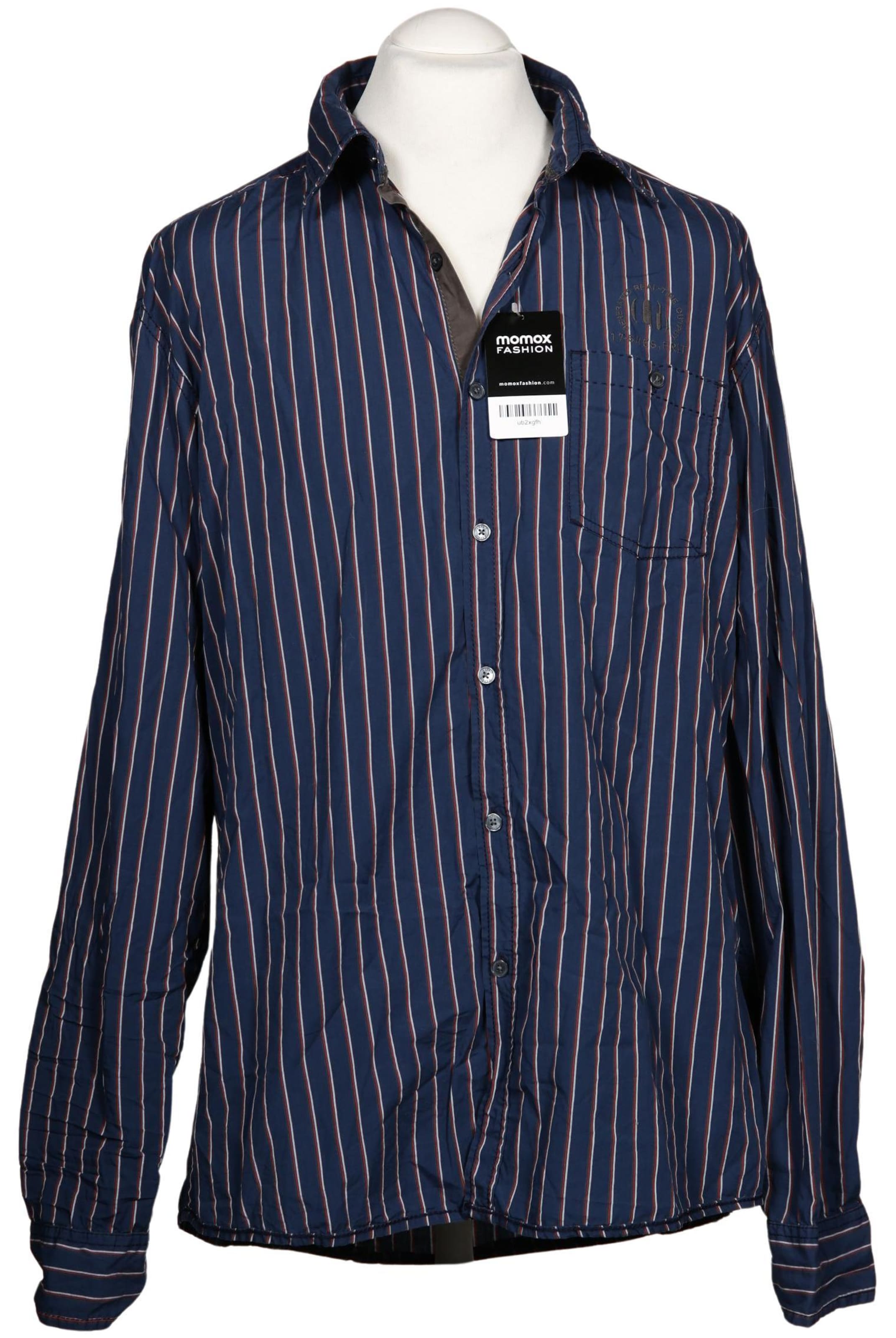 ESPRIT Button Up Shirt in XL in Blue: front