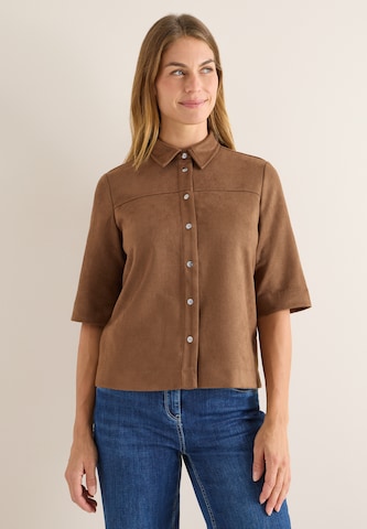 CECIL Bluse in Braun: Vorderseite