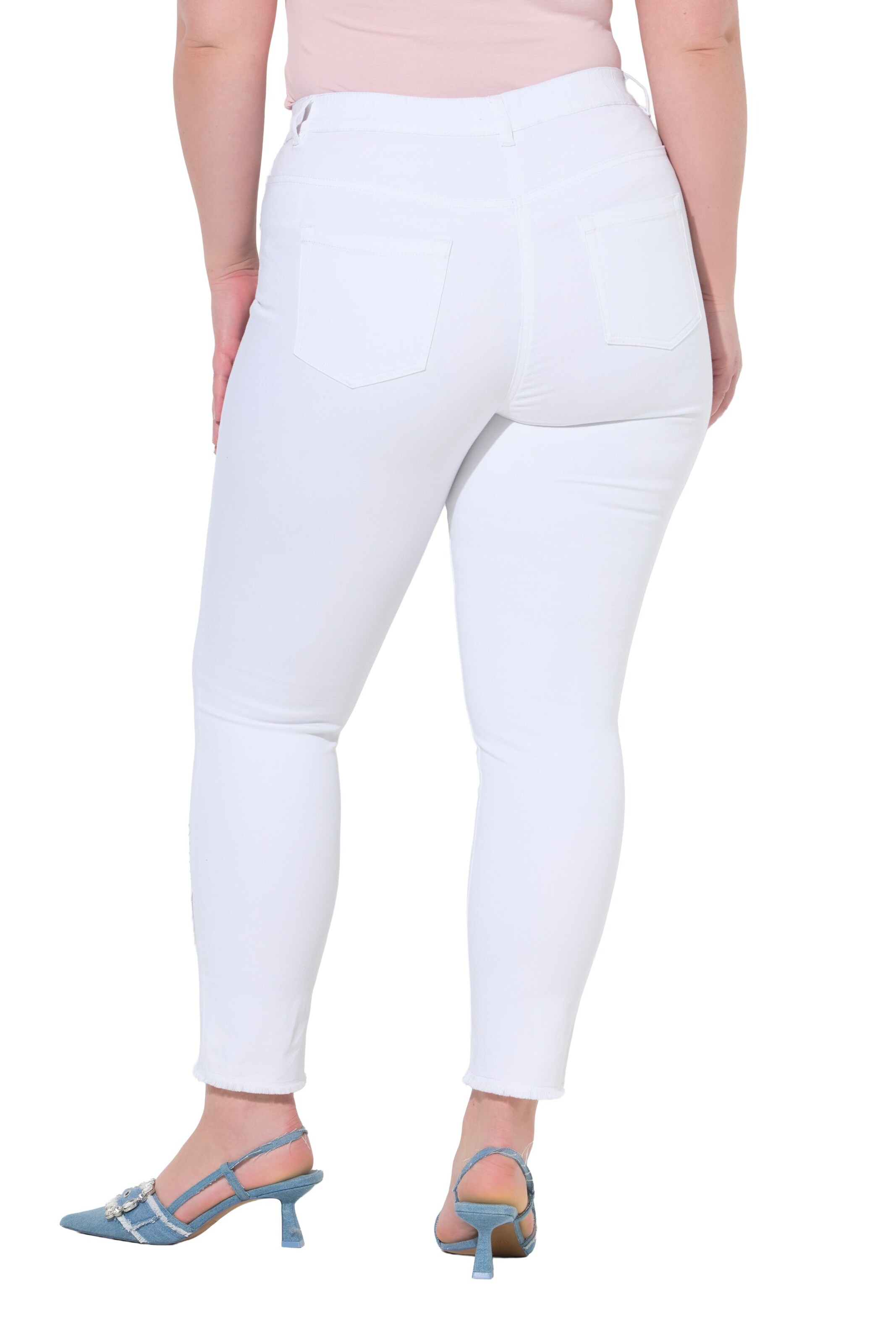 MIAMODA Slimfit Hose in Weiß