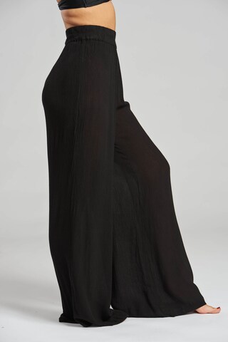 Wide Leg Pantalon South Beach en noir