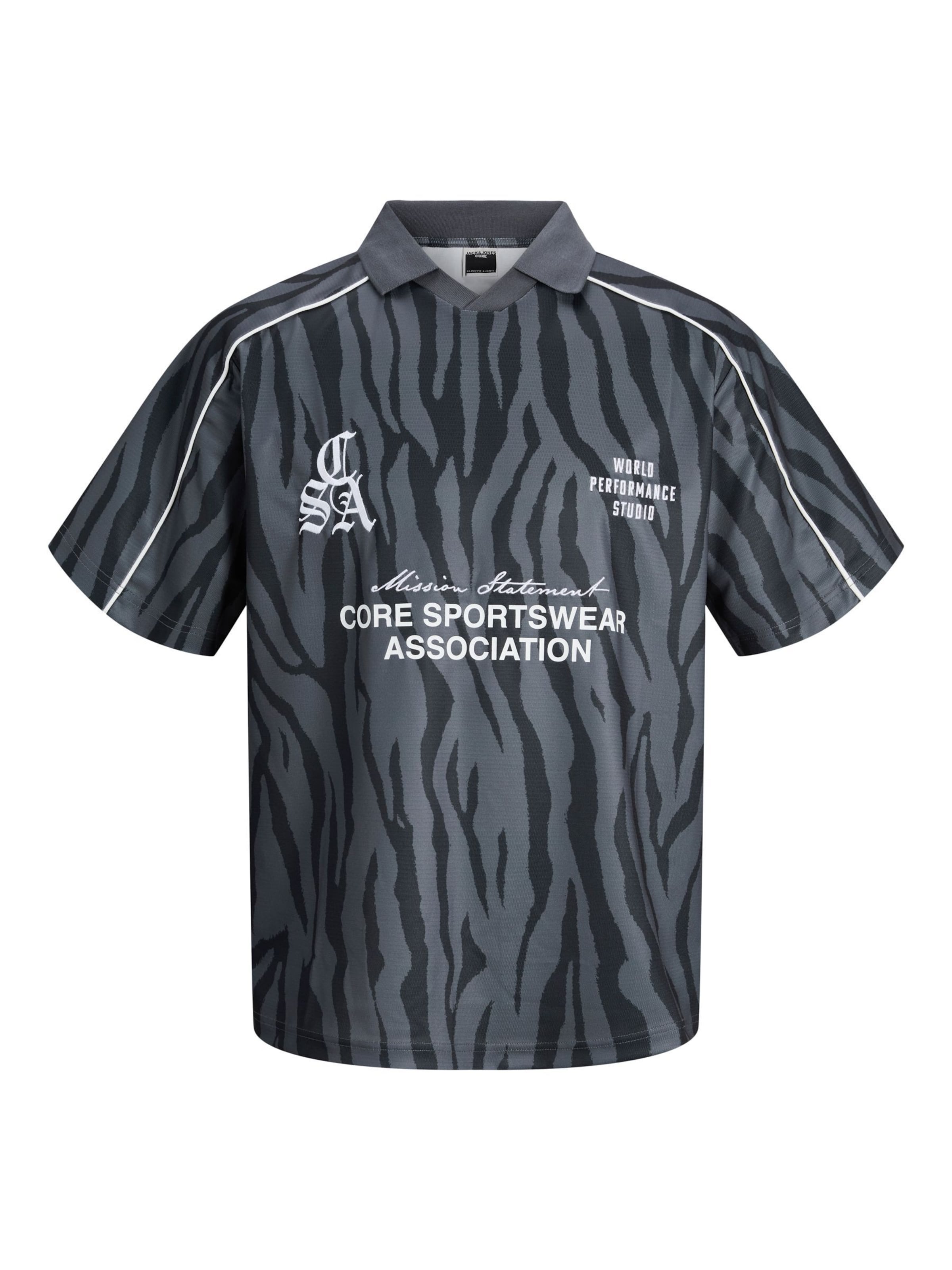 JACK & JONES Poloshirt in Schwarz: Vorderseite