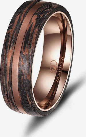 Anello 'MARRYA Ehering CB-08 Carbon-Bronze' di MARRYA in marrone: frontale