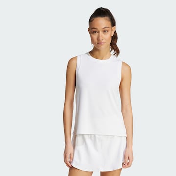 Haut de sport ADIDAS PERFORMANCE en blanc : devant