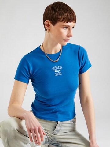 mėlyna BDG Urban Outfitters Marškinėliai 'COLORADO SPRINGS'