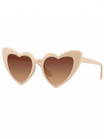 Lunettes de soleil 'Solo-Solis Love Shades' Maxte en beige