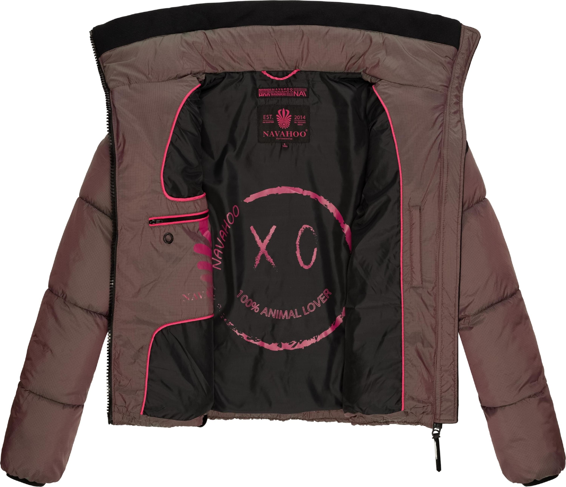 NAVAHOO Зимняя куртка 'Sternschnüppchen' в Лиловый