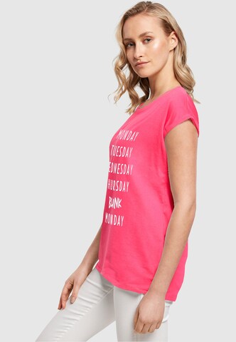Mister Tee Shirt 'Blink Extended' in Pink