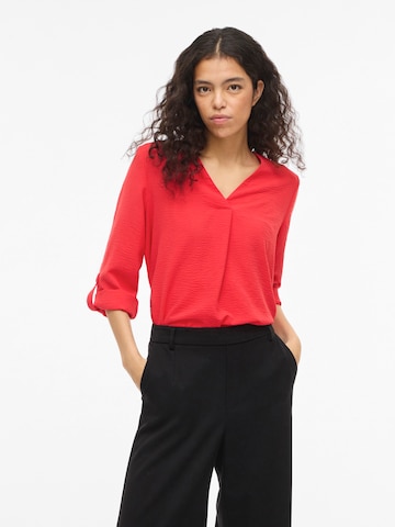 VILA - Blusa 'VIJOSA' em vermelho: frente