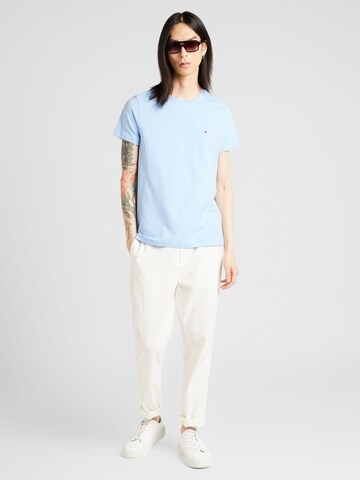 TOMMY HILFIGER Slim fit Μπλουζάκι σε μπλε