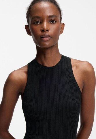 HUGO Knitted Top 'Sarepla' in Black