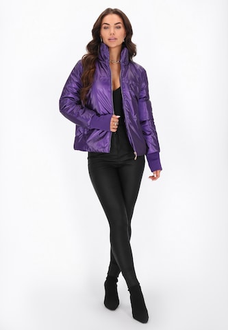 faina Winter jacket in Purple