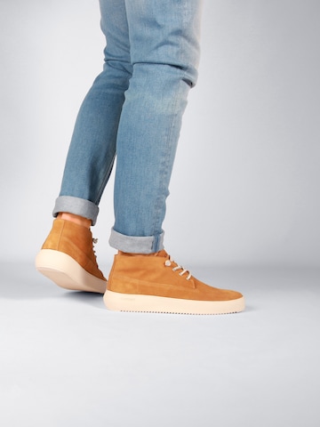 Baskets basses 'SLATER - BG148 ' BLACKSTONE en marron : devant