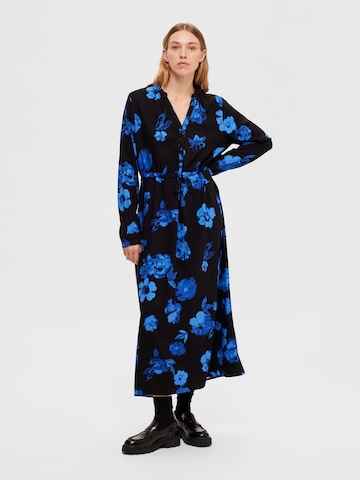 Rochie tip bluză 'SLFZKATRINA' de la SELECTED FEMME pe negru: față