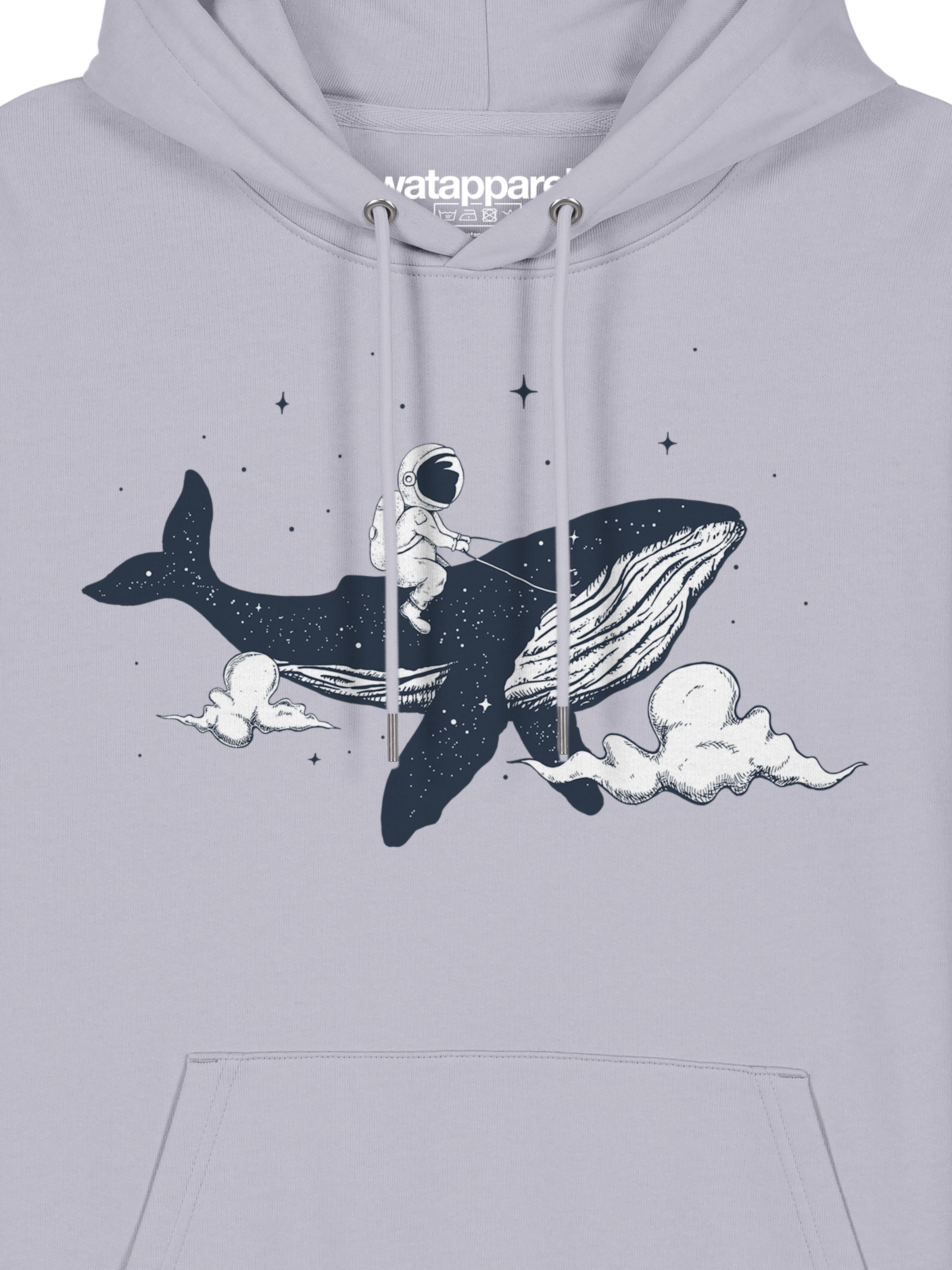 Sweat-shirt 'Spacewhale' Watapparel en violet