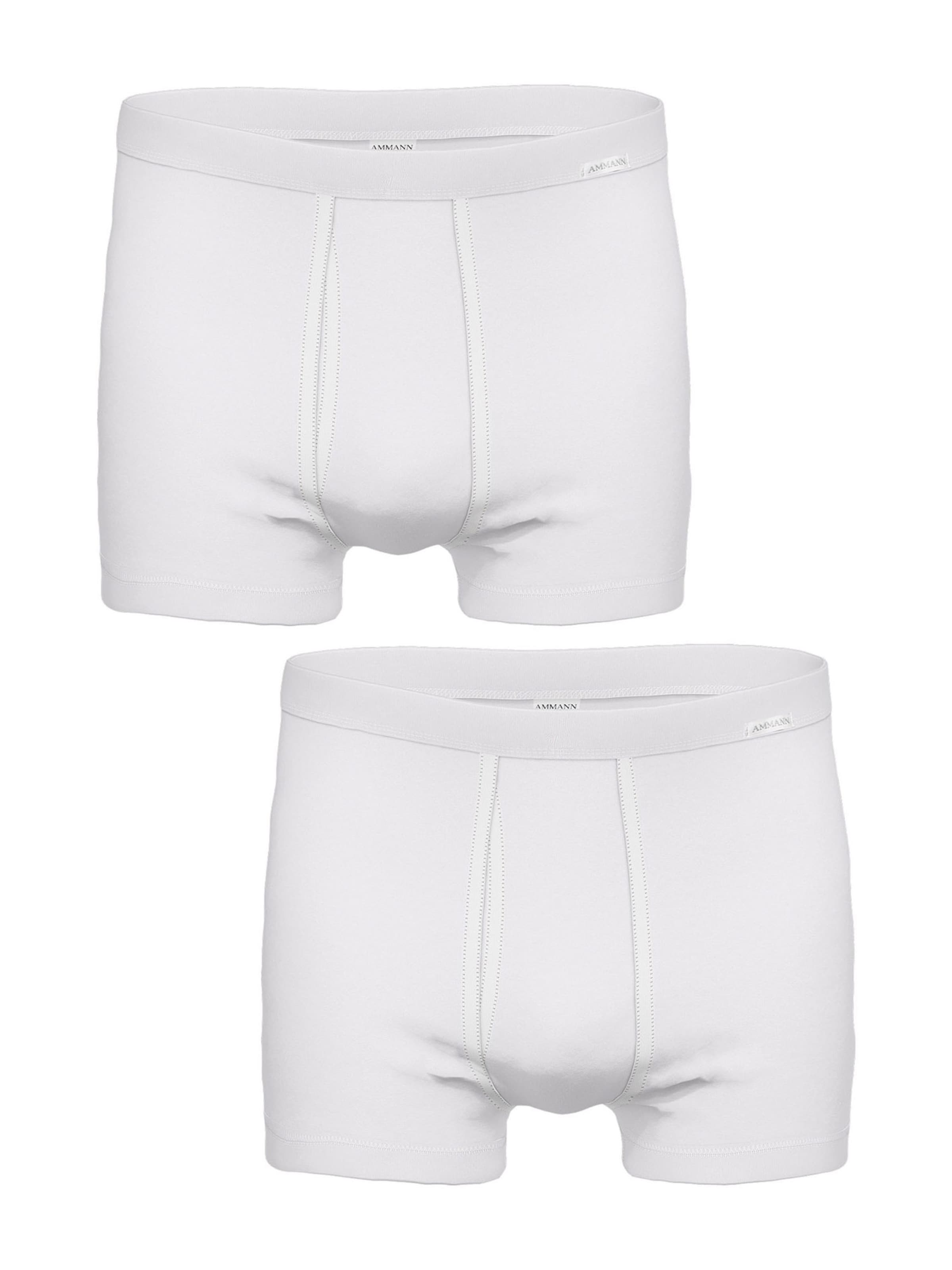 Boxers ' Premium Feinripp ' Ammann en blanc : devant