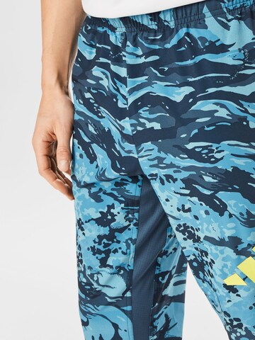 Tapered Pantaloni sportivi di ADIDAS PERFORMANCE in blu