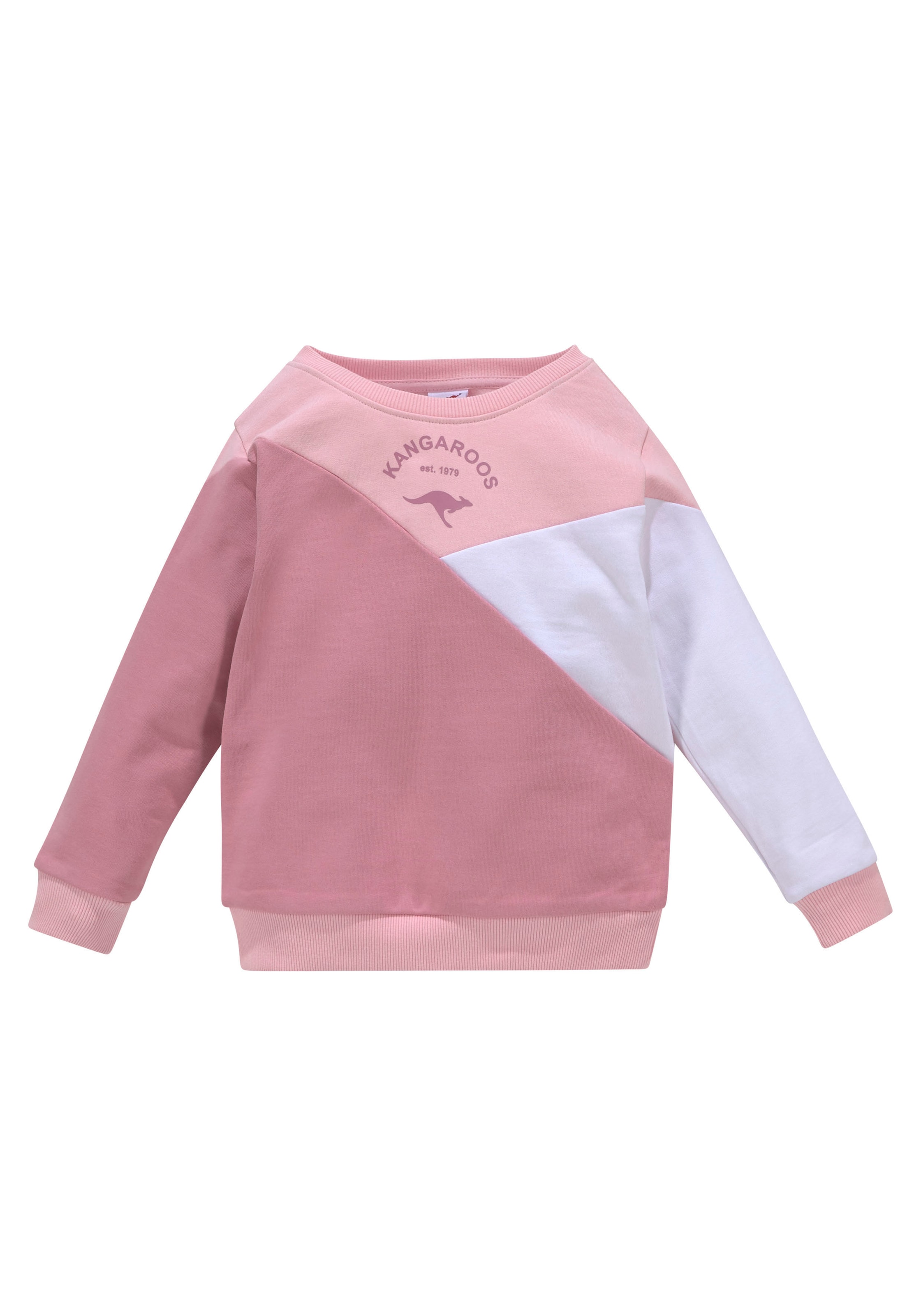 KangaROOS Sweatshirt in Pink: front