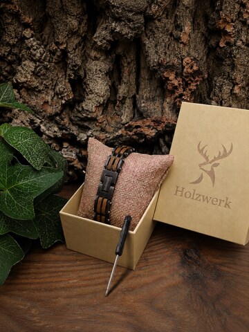 Holzwerk - Pulsera 'FELDSEE' en gris