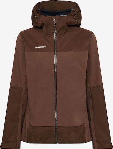 MAMMUT Outdoorjacke 'Ducan' in Braun: Vorderseite
