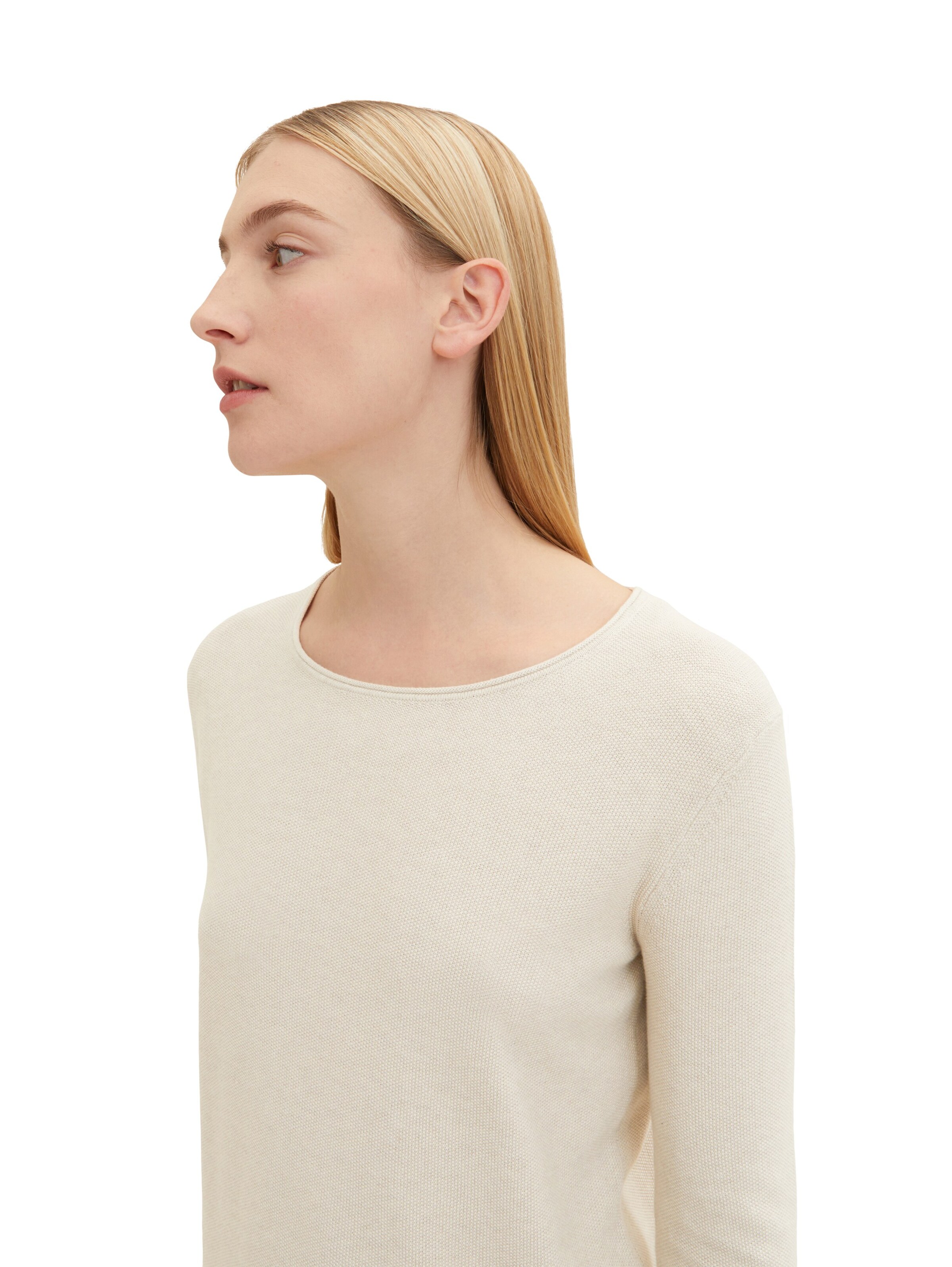 TOM TAILOR Sweater in Beige