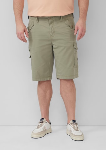 s.Oliver Regular Cargohose 'File' in Grün: Vorderseite